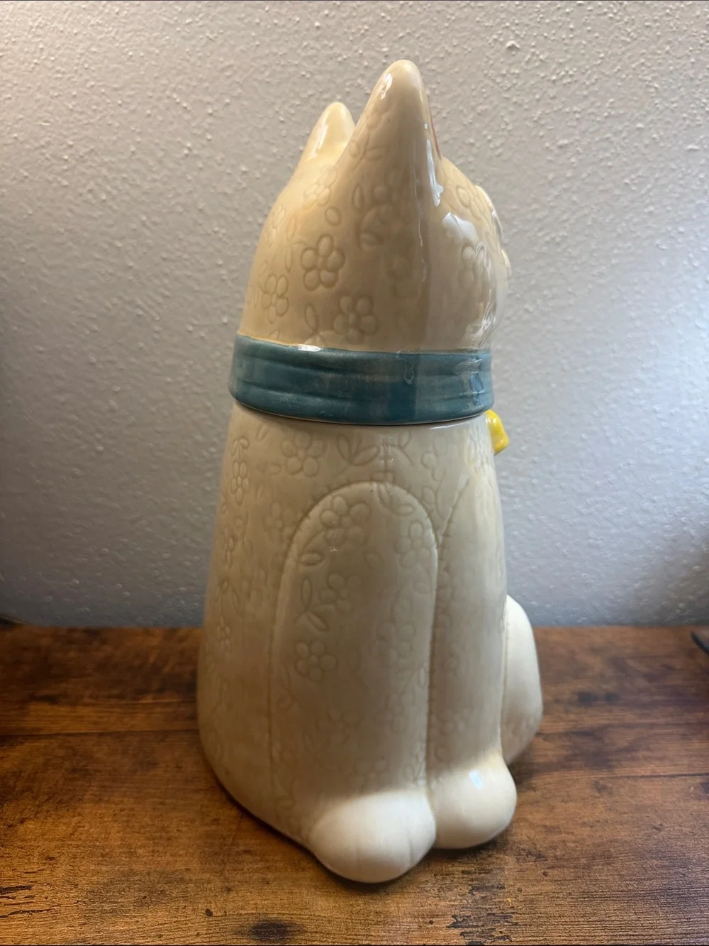 Poppy Trail Cat Cookie Jar Canister Ceramic Kitchen Food Storage